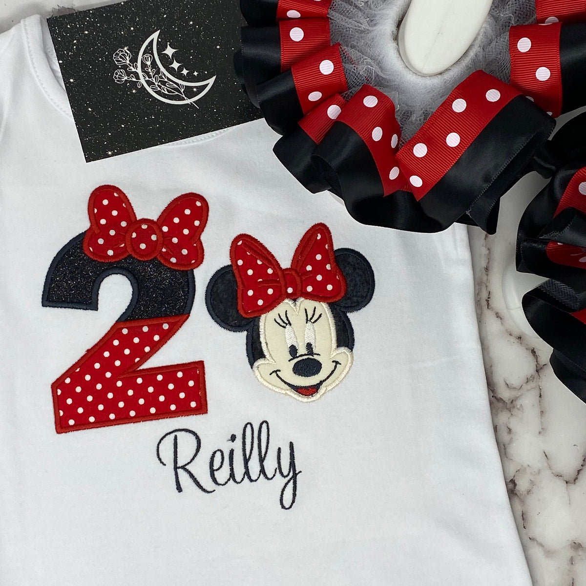 Red and Black Minnie Mouse 1st Birthdau Outfit, Minnie Mouse 1st Birthday  Shirt, One Minnie Bodysuit, Minnie Mouse Birthday, Legwarmers 